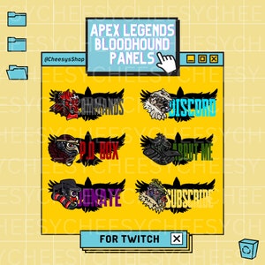 Panele strumieniowe Apex Legends Bloodhound