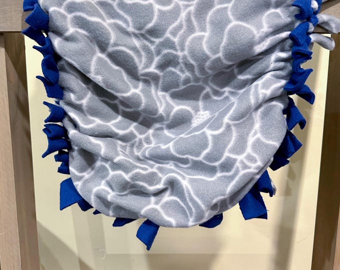 Tied Fleece Pet Blanket - Soft Dog or Cat Blanket - Handmade Pet Throw - Cozy Pet Bedding - Custom Size Fleece Blanket-Small Animal Blanket