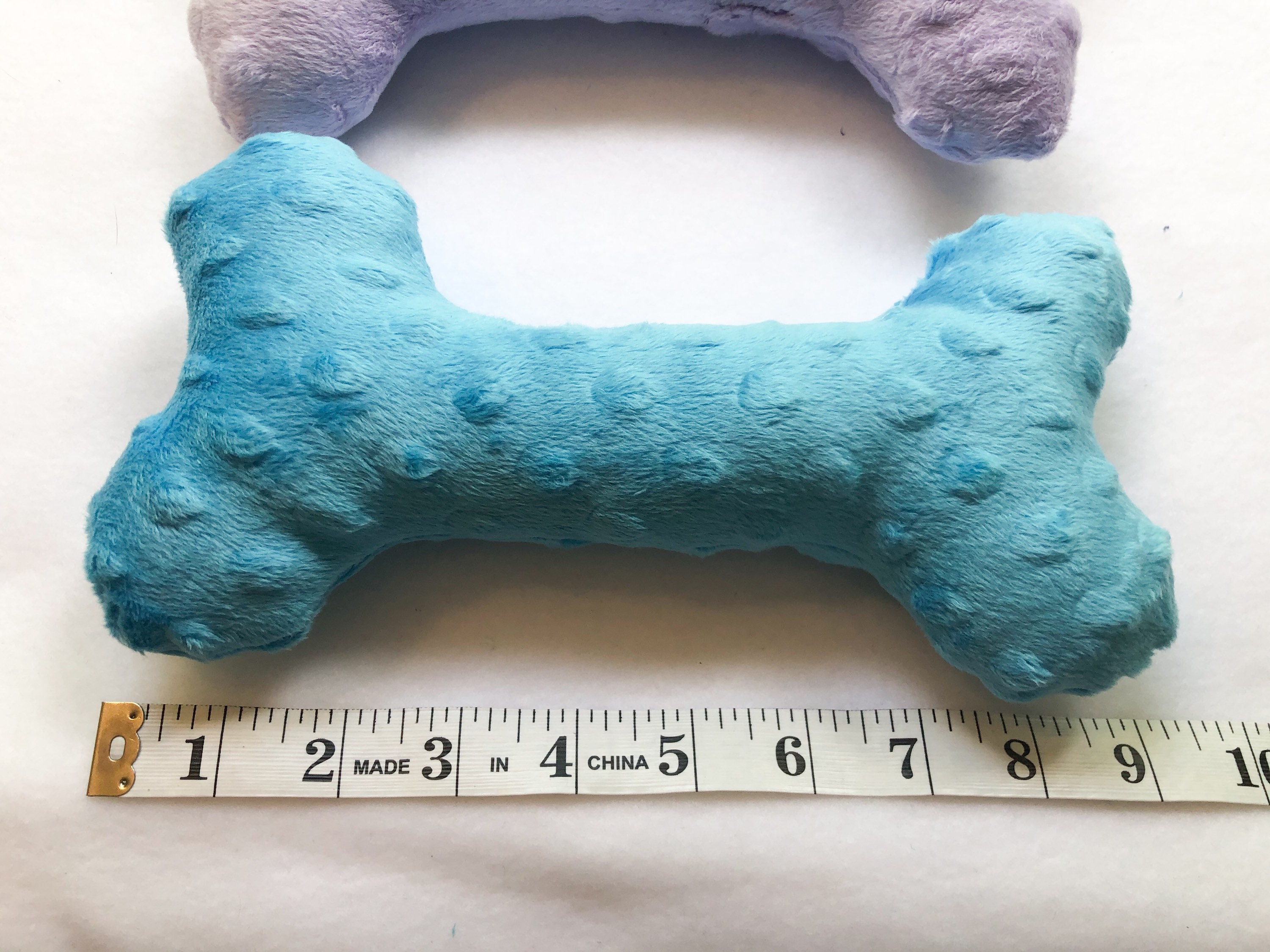 Dog Squeaky Toy Dog Bone Fetch Minky Fabric Dog Toys Etsy