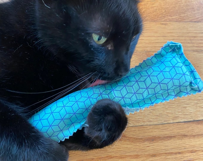 Organic Catnip Kicker Toy - Kitty Kicker Stick - Interactive Cat Toy - Handmade Cat Toy - 100% Organic Catnip - Cat Lover Gift
