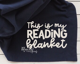 This is my reading blanket SVG file for Silhouette and Cricut cutting machines, Book lover SVG, Reading Blanket png