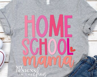 Homeschool Mama SVG/ Homeschool SVG Cutting file for Silhouette or Cricut /dxf png eps svg cut file Homeschool Mom SVG File  Homeschool svg