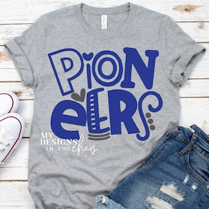 Pioneers SVG/ Pioneers PNG / Pioneers Cutting file for Silhouette or Cricut /dxf png eps svg cut file / Pioneer Spirit Wear SVG File T-Shirt