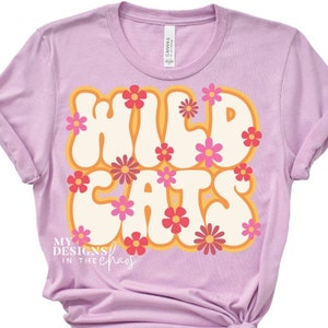 Wildcats SVG/ Wildcats PNG / Wildcats Cutting file for Silhouette or Cricut /dxf png eps svg cut file Wildcats Spirit Wear SVG File T-Shirts