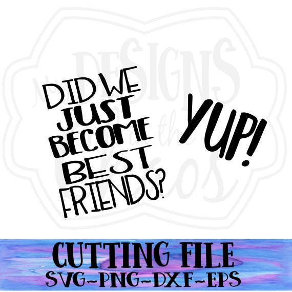 Download SVG File/ Cutting File/Best Friends SVG/Baby Gift Cut | Etsy