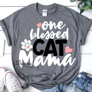 Cat Mama SVG cutting file for Silhouette and Cricut animal lover valentine&#39;s day cut file cute dog svg cat svg animal svg