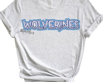Wolverines SVG/ Wolverines PNG / Wolverines Cutting file for Silhouette or Cricut /dxf png eps, cut file Wolverine Spirit Wear SVG T-Shirts