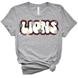 Black and Maroon Lions PNG, Maroon and Black Lions PNG, Sublimation Spirit Wear File for T-Shirts, Lions PNG, Lion png, sublimation print