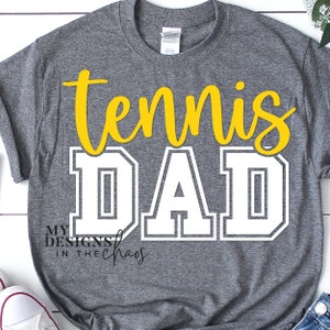 Tennis Dad SVG File, Tennis SVG file for Silhouette and Cricut cutting machines, Sports Dad svg, Tennis Dad shirt svg file, eps dxf png svg