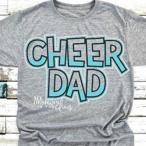 Cheer Dad SVG, Cheer SVG, Cheer Cutting file for Silhouette or Cricut, dxf png eps svg, cut file, Cheer Dad PNG File