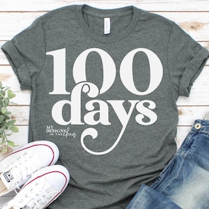 100 Days SVG, 100 days svg file for Silhouette or Cricut, svg png dxf eps, 100 days of school svg, School, Teacher svg, 100 days of school