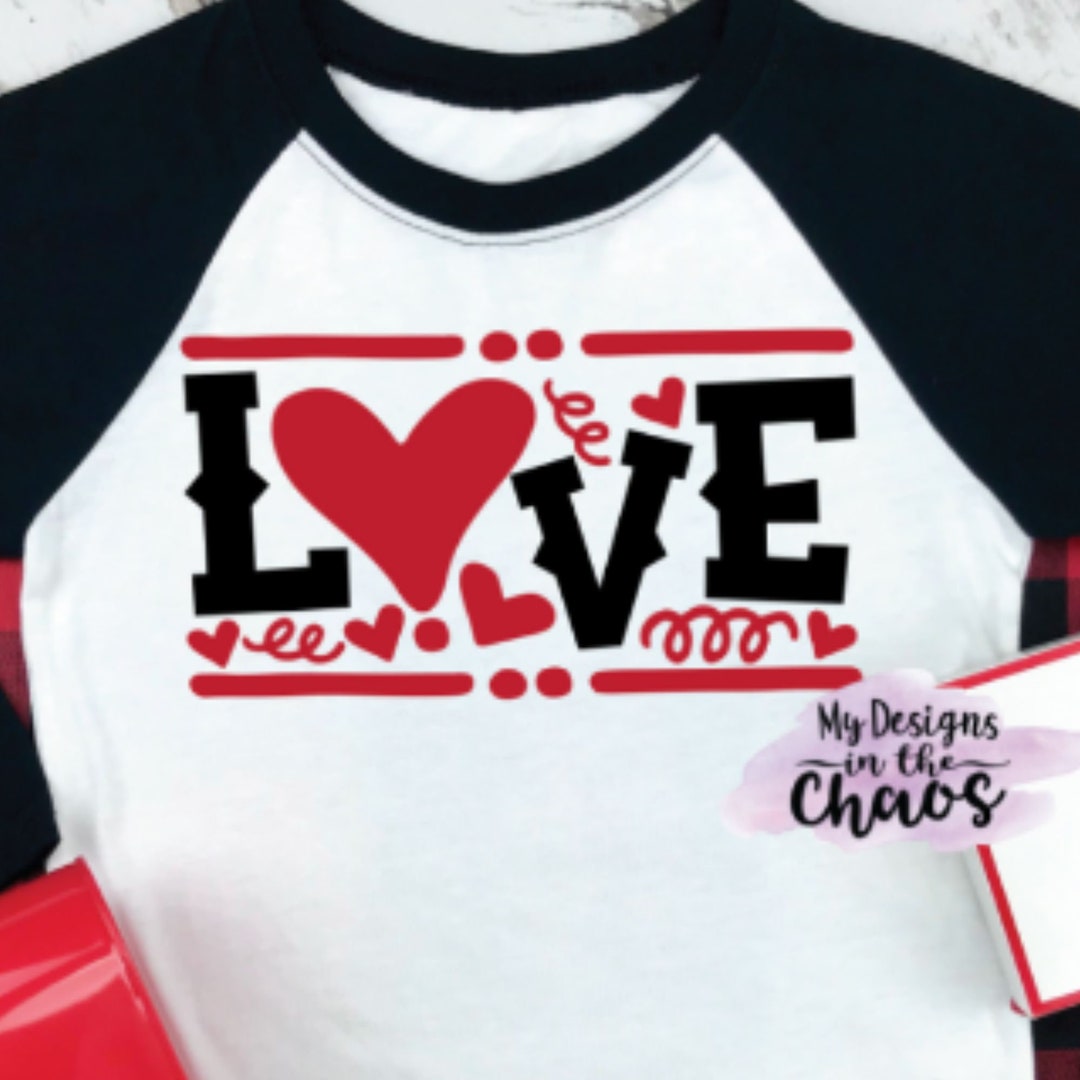 Love Valentine's Day SVG Cutting File for Silhouette and Cricut ...