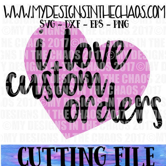Craft Fair Small Business SVG File Custom Order SVGCutting File for Silhouette or Cricut Craft Show Display SVG
