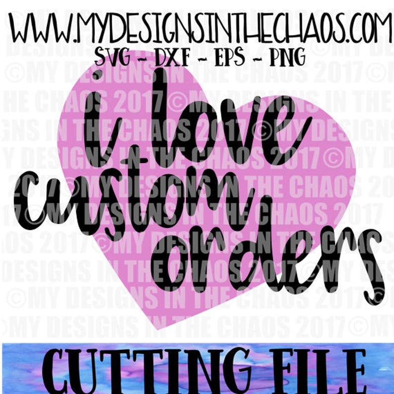 Craft Fair Small Business SVG File Custom Order SVGCutting File for Silhouette or Cricut Craft Show Display SVG