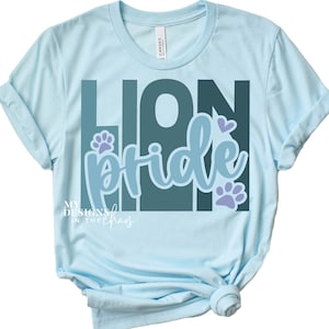 Lions SVG/ Lion PNG / Lions Cutting file for Silhouette or Cricut /dxf png eps svg cut file / Lions Spirit Wear SVG File for T-Shirts