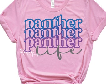 Panthers SVG/ Panthers PNG / Panthers Pawprint Cutting file for Silhouette Cricut /dxf png eps svg cut file / Spirit Wear SVG File T-Shirts