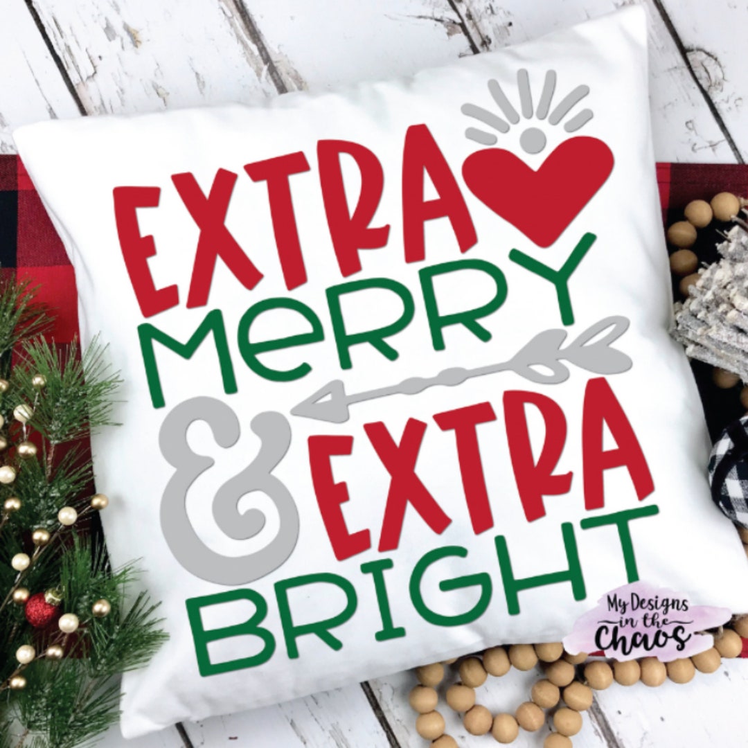 Christmas SVG File for Silhouette and Cricut Cutting Machine, Christmas ...