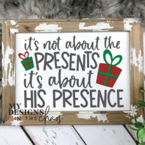 Christmas SVG | Religious Christmas SVG Cutting File Silhouette Cricut | Holiday sign svg | Christmas Cut File | cutting file  silhouette