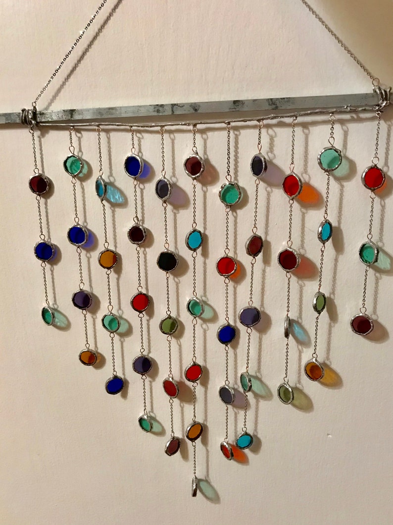 Large Rainbow Sun Catcher Art Etsy