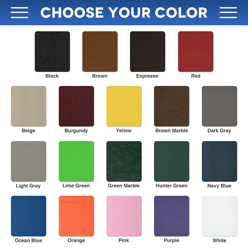 MARINE GRADE VINYL Premium Upholstery Fabric by the Continuous Cut Yard