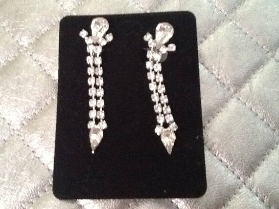 statement earrings REtro elegant faux gold and pearl 1970/'s 80/'s busy dangle hoops pierced earring chic funky and eye catching earrings
