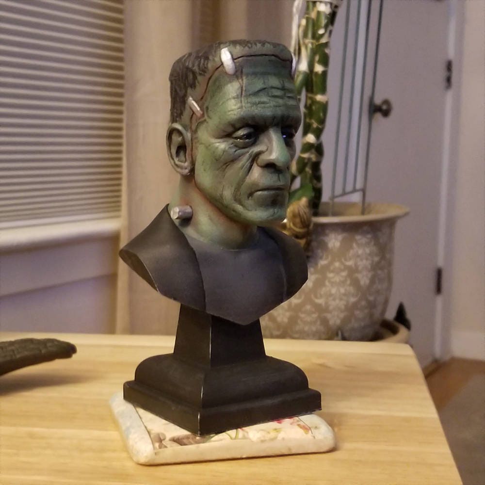 Frankenstein's Monster Inspired Bust Etsy