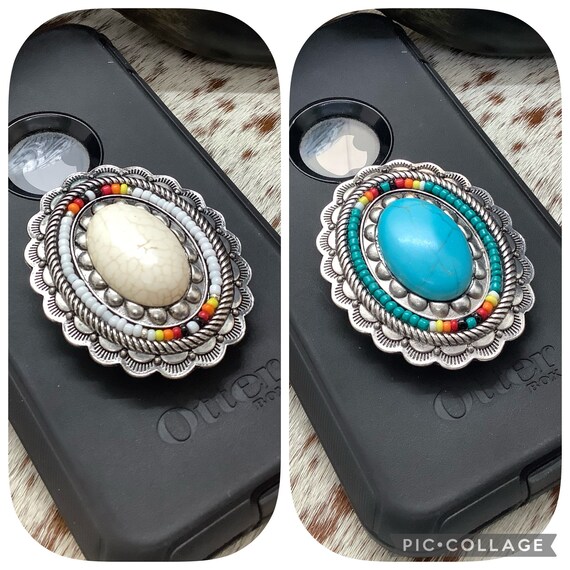 Aztec Beaded Grip Stand Western Phone Accessories Gift Ideas Etsy