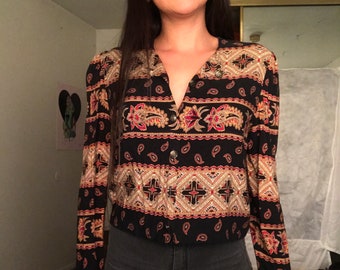 Vintage Retro Paisley Bolero