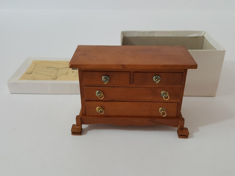 Vintage Shackman Dollhouse Furniture Bachelor S Chest Of Etsy
