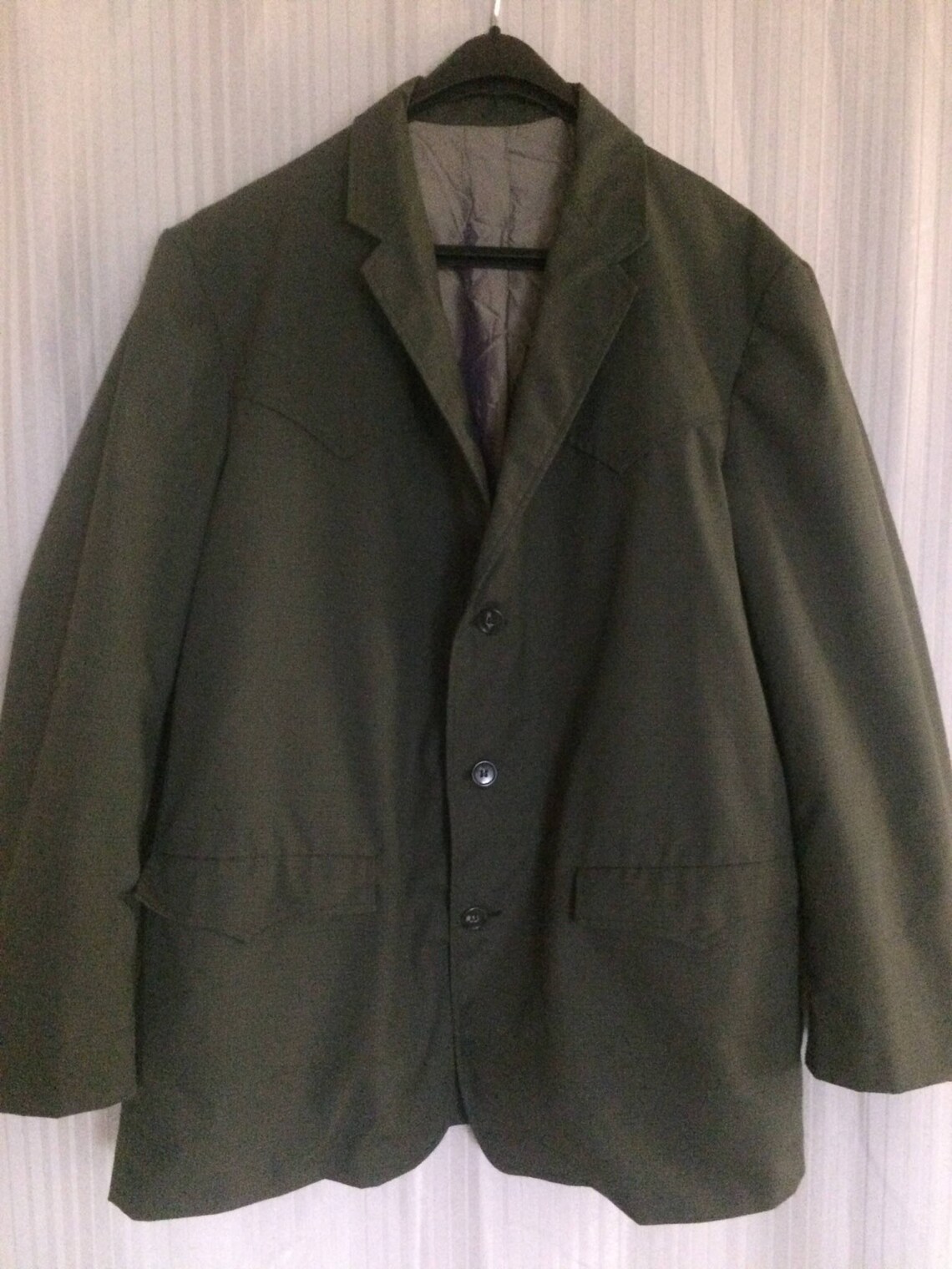 Vintage 1970's Men's Western Suit Jacket 44 Pants 34 Etsy