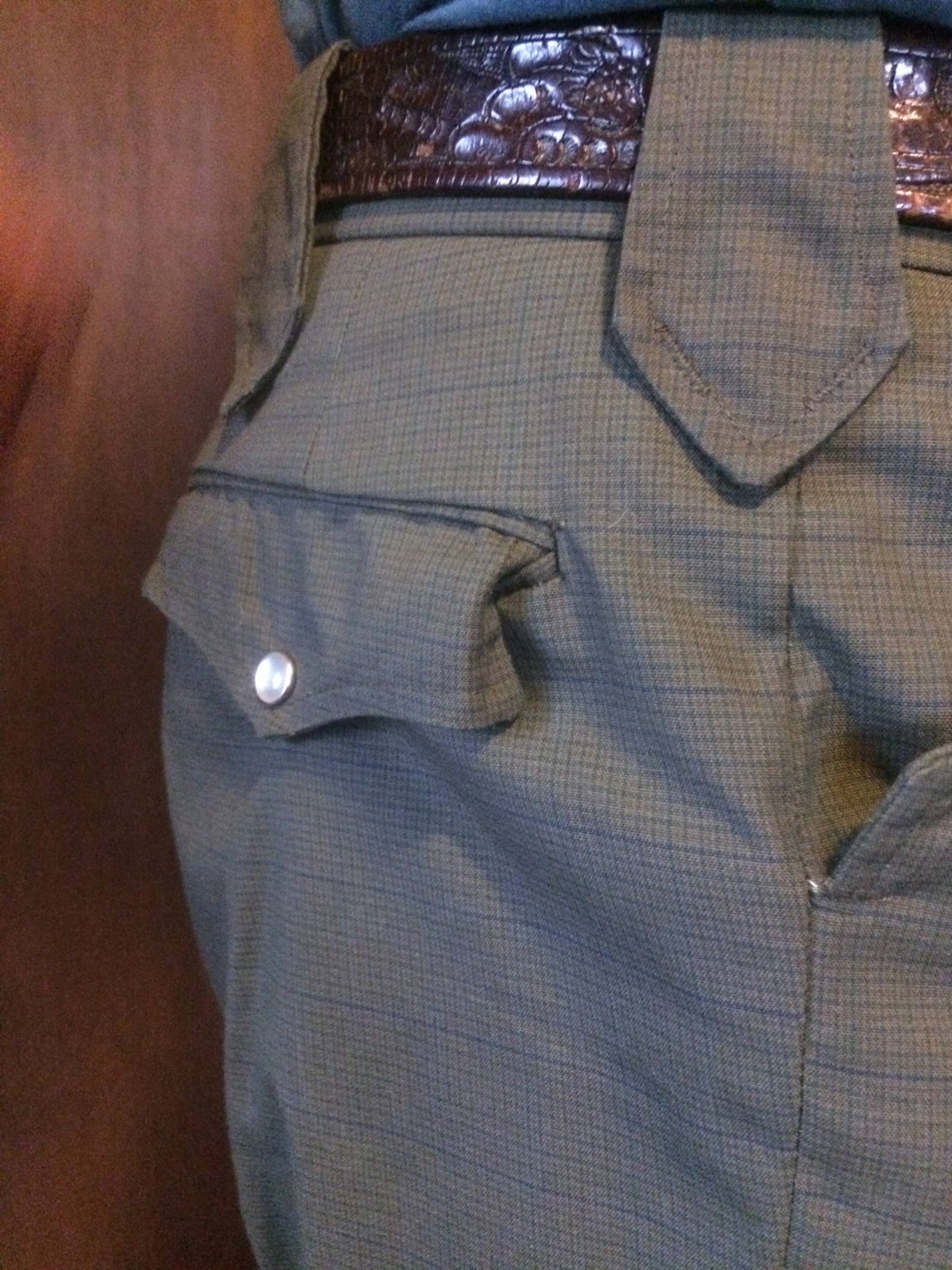 Vintage 1970's Men's Western Suit Jacket 44 Pants 34 Etsy