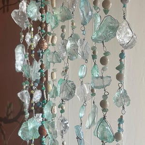 Beach Glass  strand 12” long