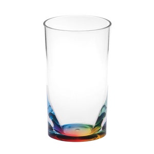 My Table Talk® Set of 4 - Acrylic Rainbow Halo 15 Oz HB Tumbler