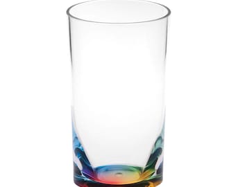 My Table Talk® Set of 4 - Acrylic Rainbow Halo 15 Oz HB Tumbler