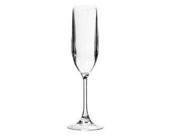 My Table Talk® Set of 4 - Unbreakable BPA-Free USA Tritan - Champagne flute 6 oz.
