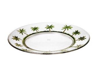 My Table Talk Set of 4 - 9” Acrylic Palm Tree Classic Series Plates