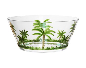 My Table Talk® Acrylic Palm Tree Classic Series Large Bowl