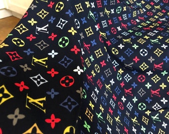 Louis Vuitton Fabric Etsy