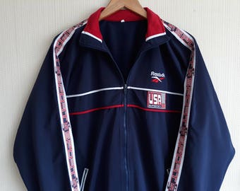 reebok windbreaker suit