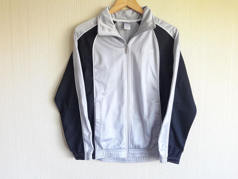 veste reebok vintage femme gris