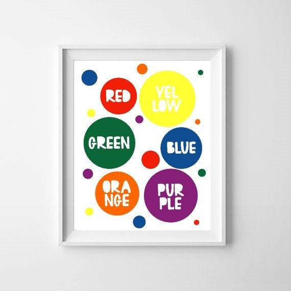 Favorite Color Chart Preschool