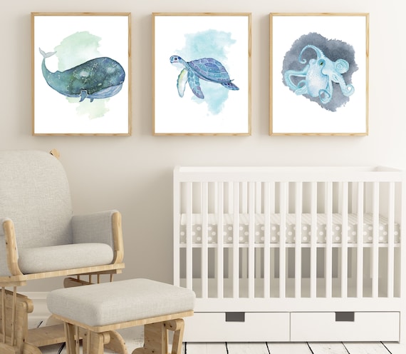 sea turtle nursery theme