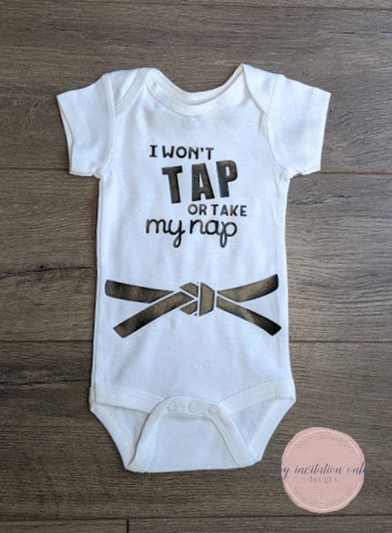 Baby Jiu Jitsu BJJ Training Personalized Onesie Name Onesie