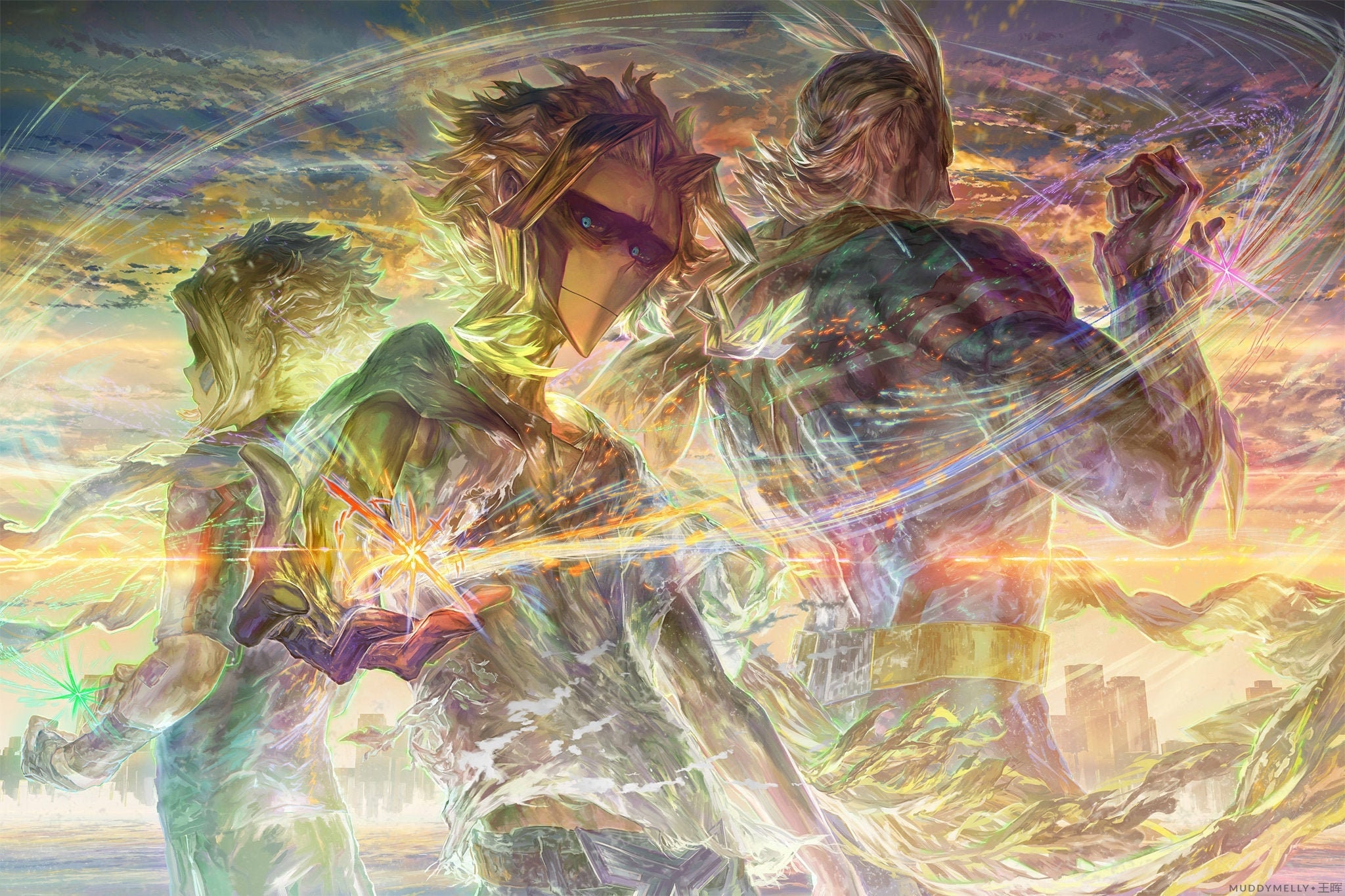 All Might 18x12 Poster Toshinori Yagi 八木俊典 From Etsy