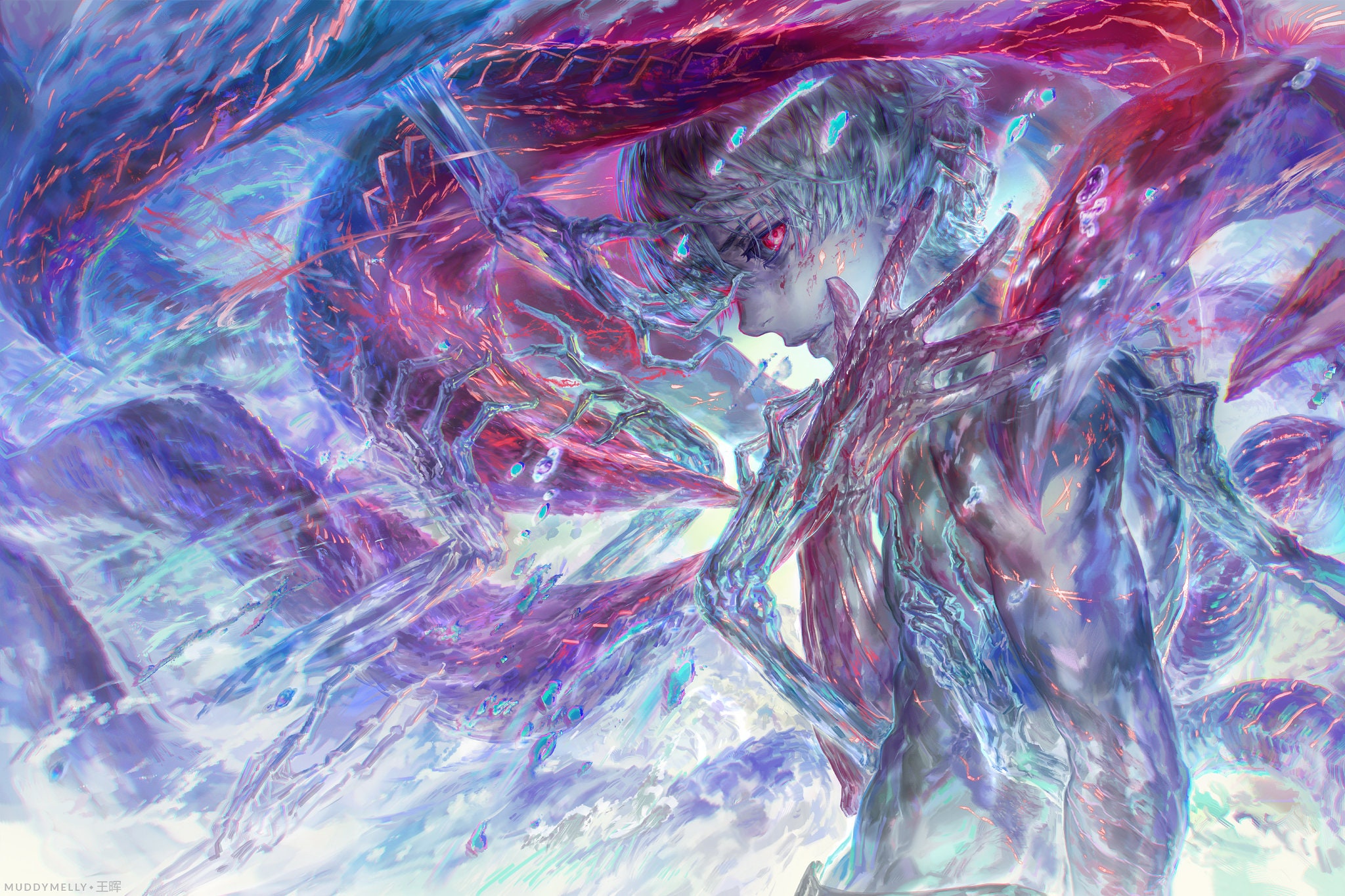 Kaneki Ken 18x12 Art Print Tokyo Ghoul Re 金木研 Etsy