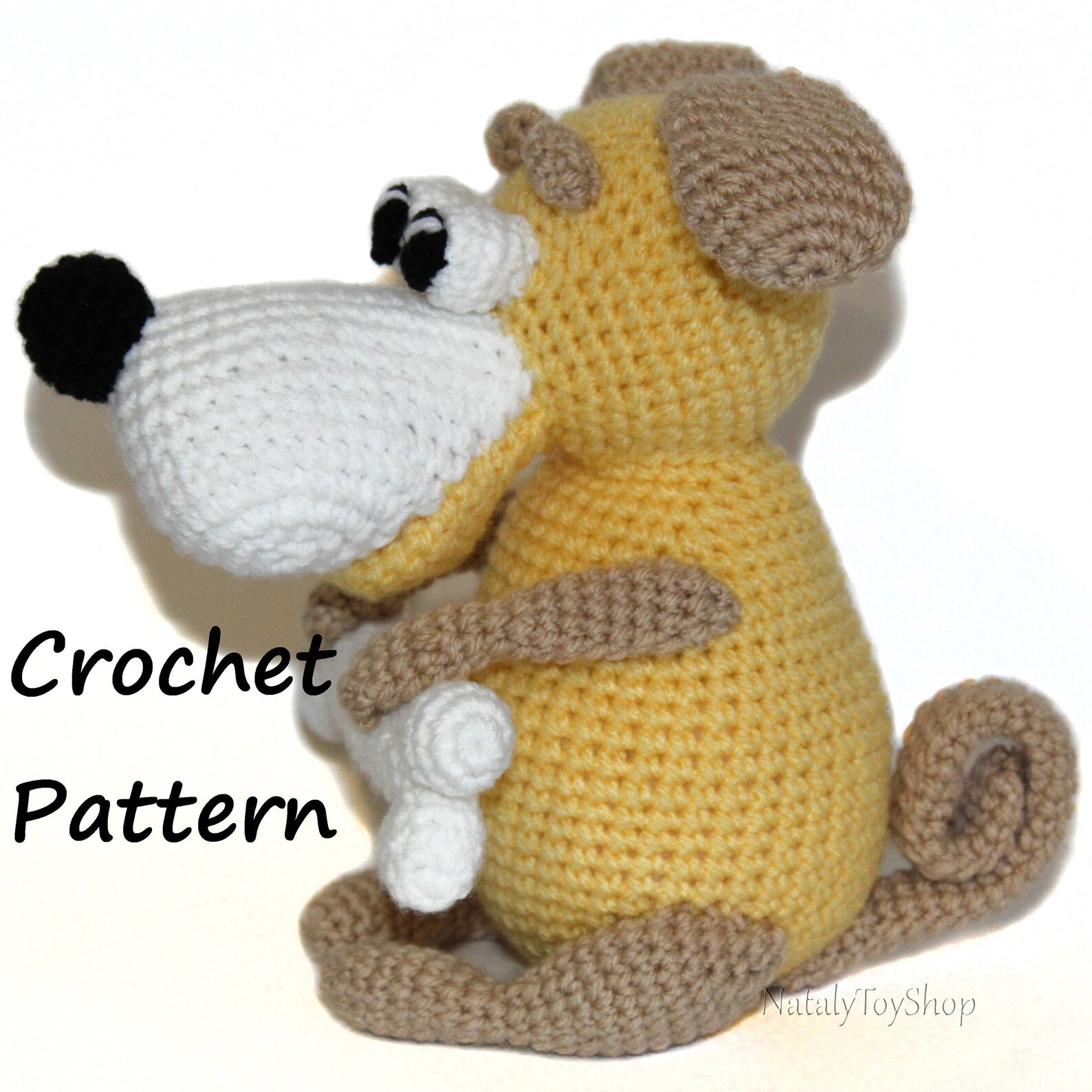 Dog Crochet Pattern Toy Amigurumi Pattern Animal Puppy PDF Etsy Amigurumi little dog crochet free patterns