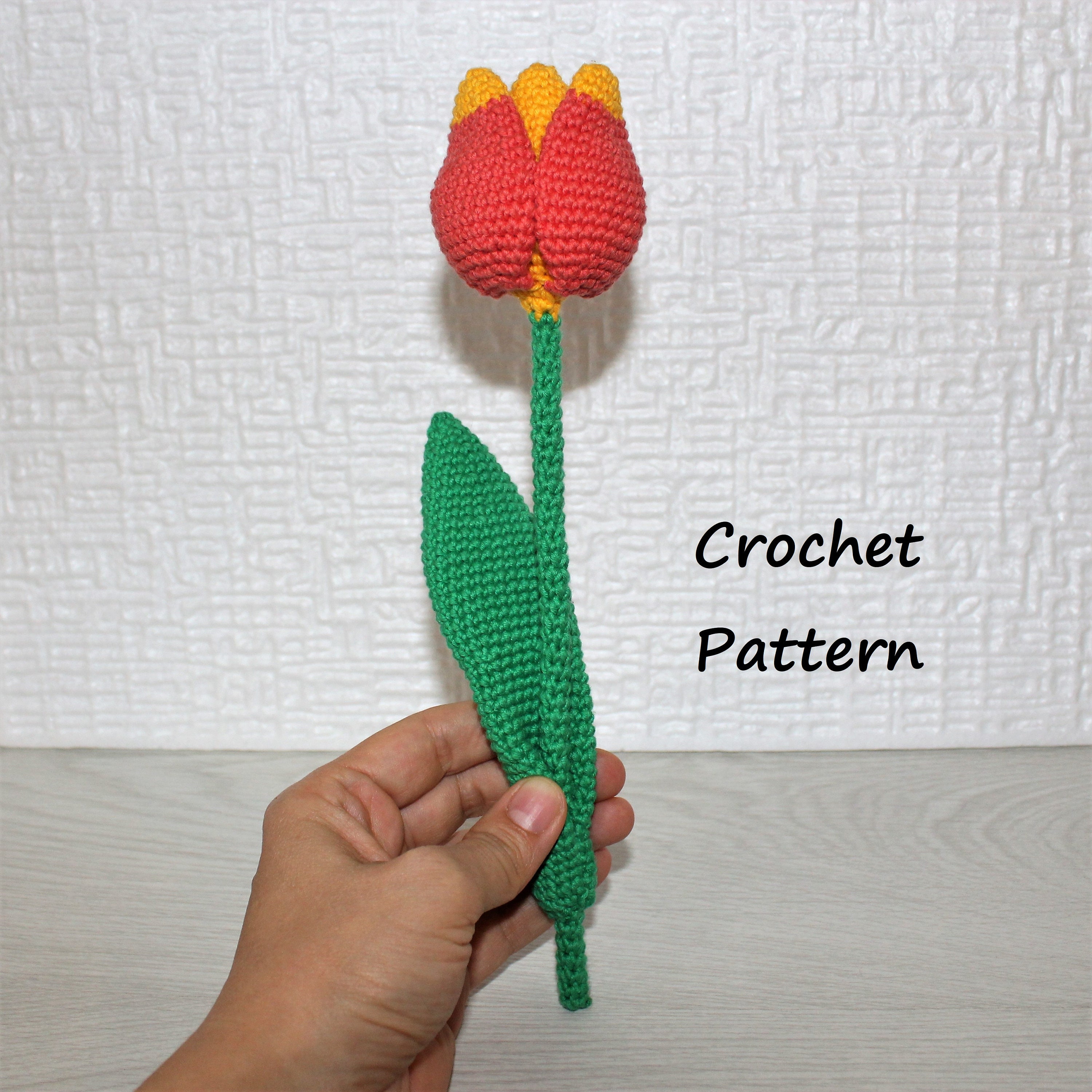 Tulip Crochet Pattern Flower Amigurumi Pattern PDF Instruction Etsy