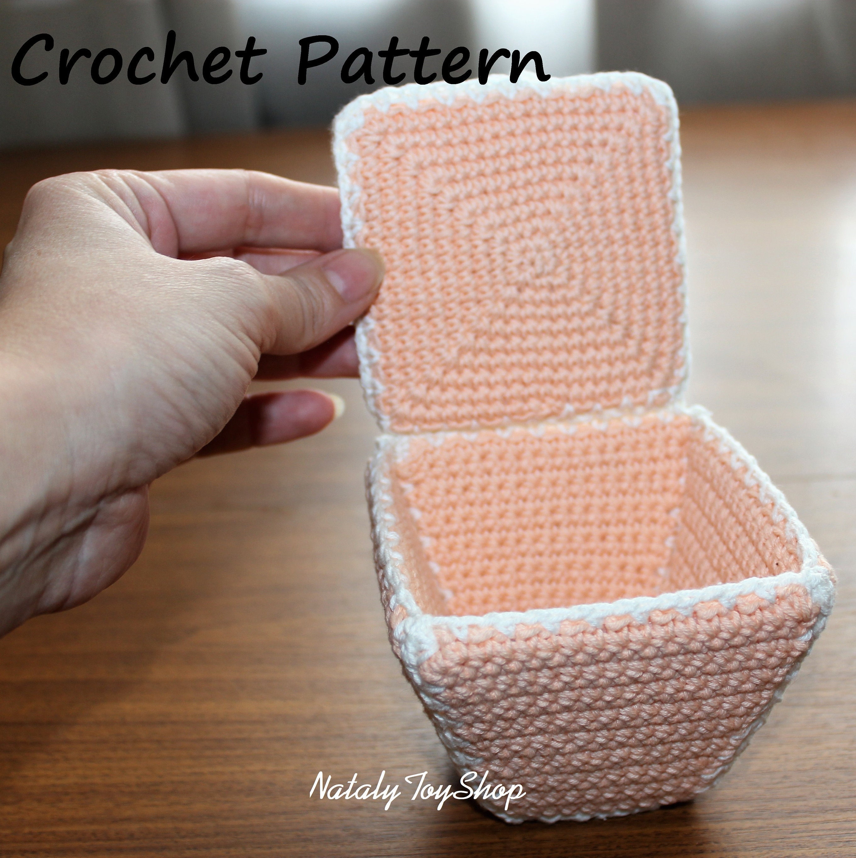 Jewelry Box Pattern Crochet Storage Casket For Gifts And Etsy