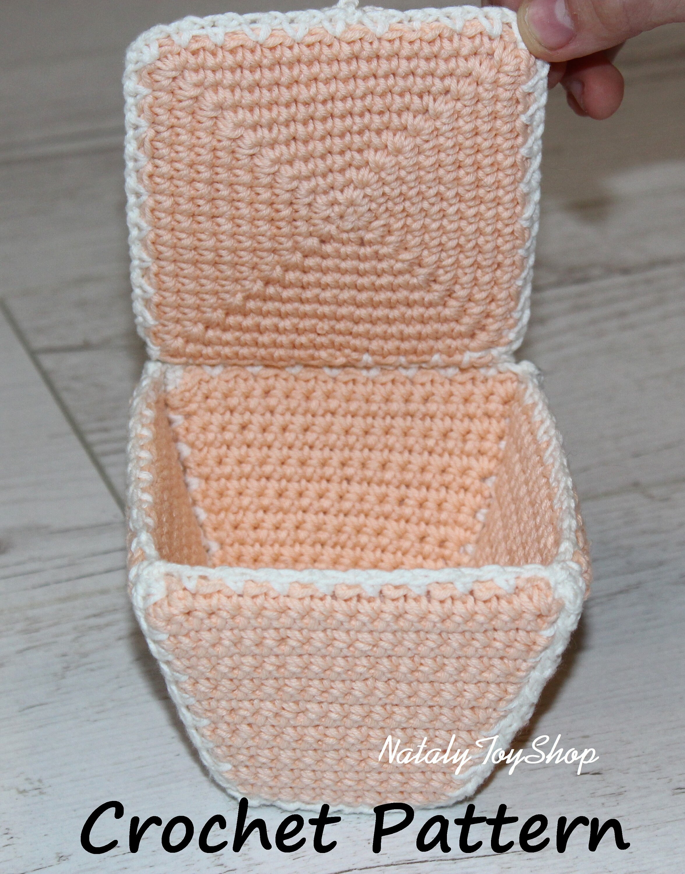 Jewelry Box Pattern Crochet Storage Casket For Gifts And Etsy