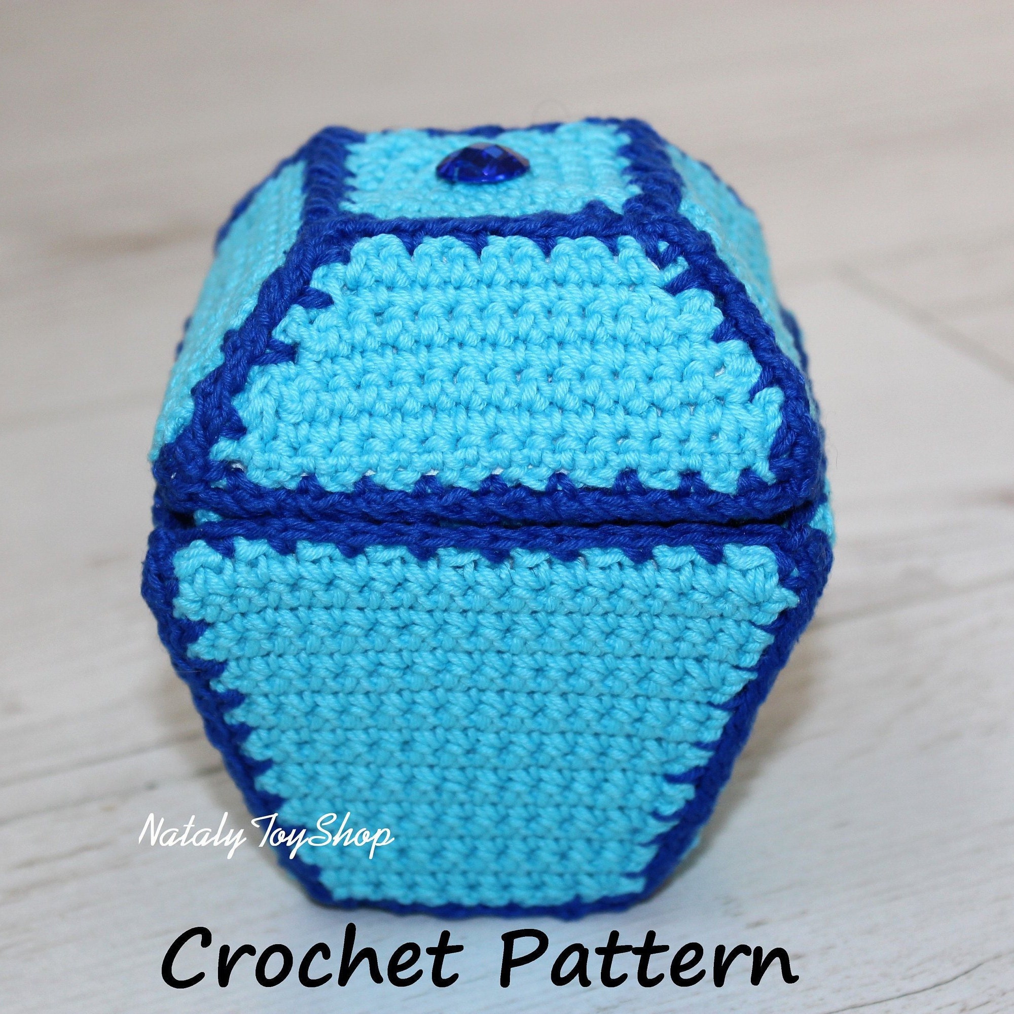Jewelry Box Pattern Box Crochet Pattern Storage Casket For Etsy